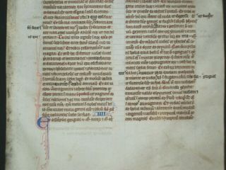 RARE 13th Century Vellum Medieval Manuscript Bible Leaf,  England,  ca.  1260 3