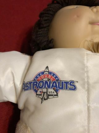Vintage Cabbage Patch Kid Astronaut Kid Doll 1985 Coleco Black Hair NASA 1980s 2