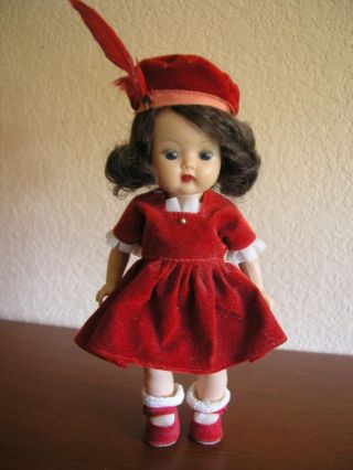 Darling 1950s Vintage Hard Plastic " Muffie " Doll Nancyann Storybook All