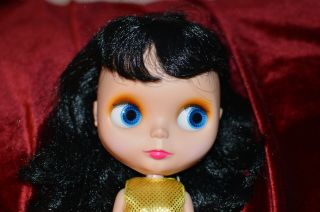 Rare Takara Blythe Doll All Gold In One With Purse Bl 2001 Vintage Usa Seller