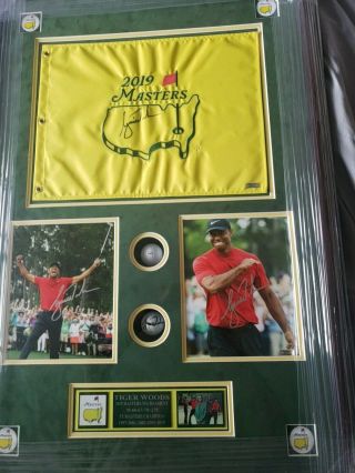 Tiger Woods Signed Autograph Photo Print Legend Golf Memorabilia Framed