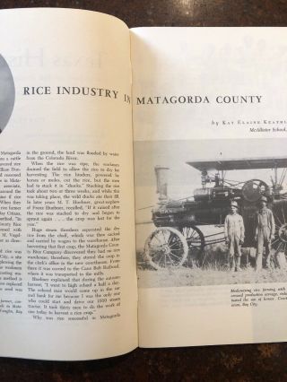 Texas Historian September 1972 Matagorfa County,  Texana,  Big Bend,  Nacogdoches 3
