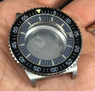 Rare Vintage Zenith Movado Prototype Divers Watch Case Complete.