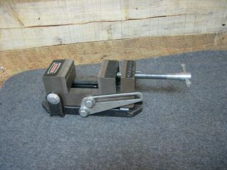 Vintage Craftsman Adjustable Angle Tilting Drill Press Machinist Vise 2 - 1/2 " Usa