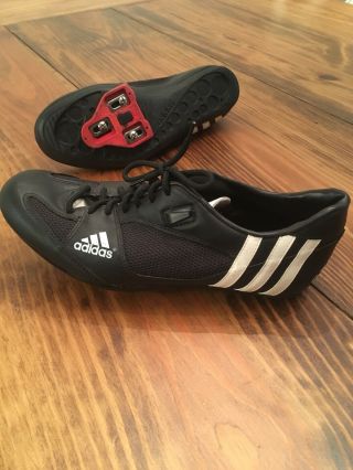 Vintage Adidas Men’s Size 7.  5 Cycling Shoes Euc