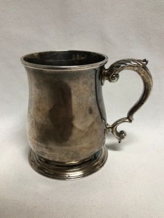 Richard Gurney Thomas Cook George Ii Sterling Silver Mug Tankard London 1745