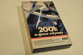 Vintage Vhs Movie 2001: A Space Odyssey 1968 Kubrick Mgm/ua Magnavox Vtg Big Box