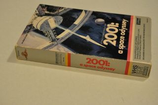 Vintage VHS MOVIE 2001: A SPACE Odyssey 1968 Kubrick MGM/UA Magnavox VTG Big Box 3