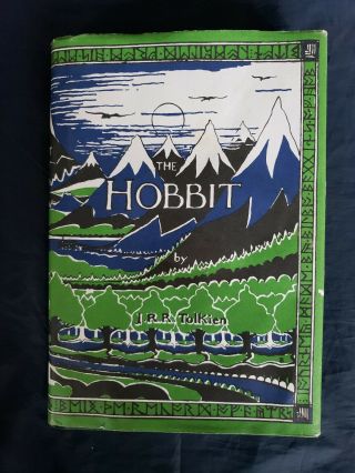 The Hobbit Or There And Back Again By J R R Tolkien Vintage 1997 Hcdj Illustrate