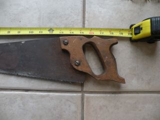 Vintage 18 Inch Hand Saw in Good Shape 3
