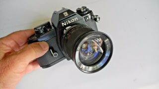 Vintage Nikon EM 35 mm camera with lens 3