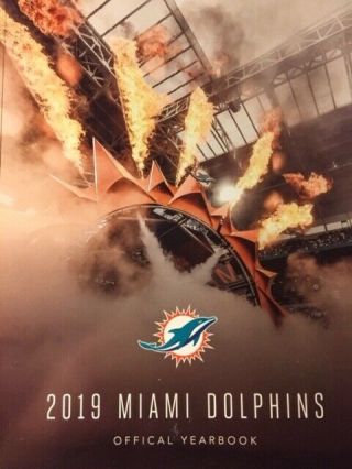 2019 Miami Dolphins Yearbook Program 2020 Bowl 54 ? Nfl Josh Rosen
