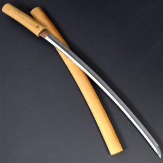 Antique Nihonto Japanese Katana Sword Wakizashi Sukesada 祐定 Signed Shirasaya Nr