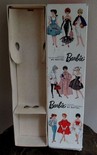 Vintage Barbie Box,  Liner,  Stand For Redhead Ponytail
