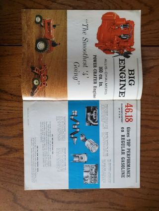Vintage Allis Chalmers D15 Series II Tractor Brochure AGCO WD D21 D19 C 2