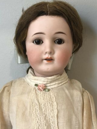 Antique German Goebel (?) 22” Doll Bisque Head Composition Body Marked B3