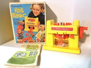 Knit Magic Mattel 1974 Vintage Box And Instructions