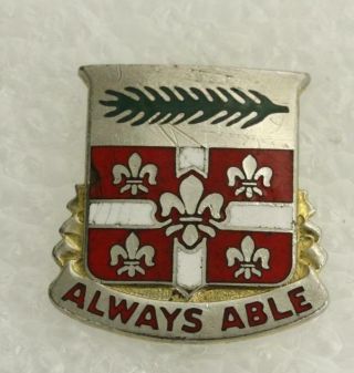 Vintage Military Us Dui Pin 709th Aaa Ordnance Bn Always Able