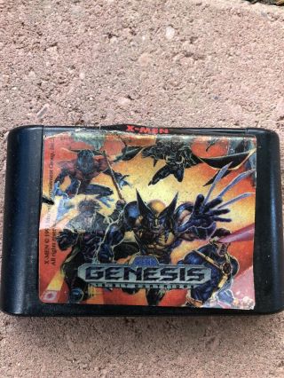 X - Men Sega Genesis Acceptable Vintage Game