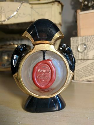 Vintage Panthere De Cartier 1 Fl Oz/30ml Empty Perfume Bottle Made In France