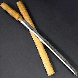Authentic Nihonto Japanese Samurai Katana Sword Wakizashi W/shirasaya Antique Nr