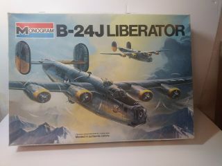 Vintage,  Monogram 1/48 Scale,  B - 24j Liberator