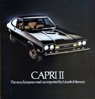 1976 Mercury Capri Ii Brochure