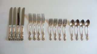 International Joan Of Arc Sterling Silver 16 - Piece Luncheon / Place Service Set