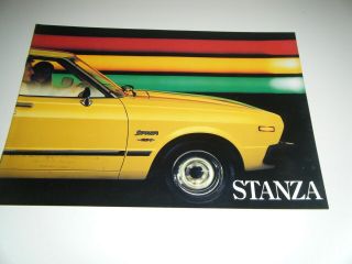 Vintage 1981 Datsun Stanza Car Dealers Sales Brochure