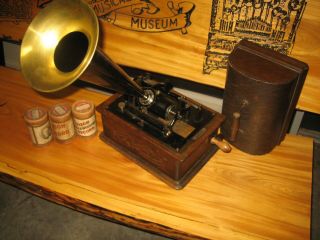 Antique Edison Standard Type A Cylinder Phonograph 1903