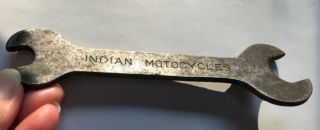 Early Vintage Indian Motocycles Motorcycles Open End Wrench 3/4 1/2