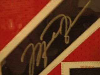 Michael Jordan Upper Deck signed autographed framed jersey 2