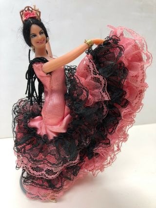 8” Marin Chiclana Spanish Dolls Of The World Vintage Flamenco Dancer Ana Maria