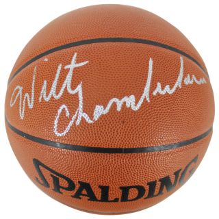 Lakers Wilt Chamberlain Signed Nba Official Basketball Auto Graded Gem 10 Bas