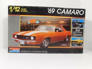1969 ’69 Chevy Camaro Monogram 1:12 Model Kit 85 - 2810 Read