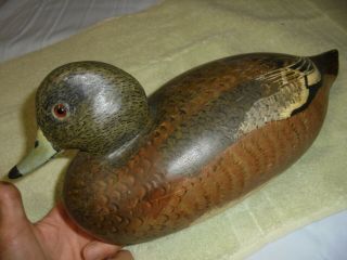 Vintage Duck Decoy L T Ward Full Size