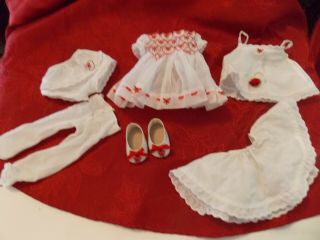 Vintage Terri Lee Doll Clothes Valentine Day Outfit