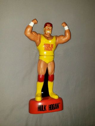 Vintage Wwf Hulk Hogan Coin Bank Figure 1990 Titan Sports