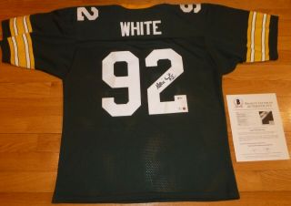 Beckett - Bas Reggie White Green Bay Packers 10 Autographed - Signed Jersey 763