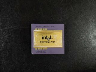1 Vintage Ceramic Cpu Intel Pentium Pro For Gold Scrap Recovery.