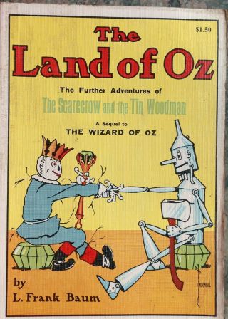 Vintage,  The Land Of Oz Book L Frank Baum,  John Neill,  Reilly & Lee