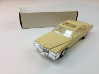 Vintage Jo - Han 1977 Coupe Deville Cadillac Dealer Promo In Naples Yellow (boxed)