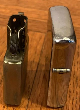 Vintage Zippo Lighter Pat.  2032695 Orig 16 Hole Chimney Bradford PA 1940’s/50’s 3