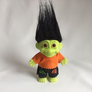 Vintage Troll Frankenstein Monster Doll 5 " Russ Berrie Halloween