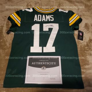 Davante Adams Signed Autographed Nike Elite Jersey Green Bay Packers Football