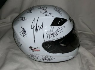 Valentino Rossi,  Mick Doohan,  16 Signed Motogp World Champion Helmet Proof