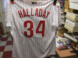 Roy Halladay Philadelphia Phillies 34 Majestic Jersey Size 48
