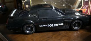VINTAGE OLD BATTERY OPERATED TOY PLASTIC SECRET POLICE CAR - KUANG WU 1988 3
