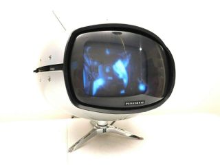 VINTAGE SPACE AGE PSYCHEDELIC ANTIQUE JETSONS ATOMIC STYLE OLD MINI TELEVISION 2