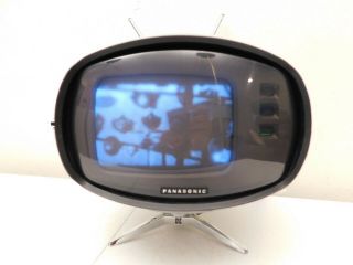 VINTAGE SPACE AGE PSYCHEDELIC ANTIQUE JETSONS ATOMIC STYLE OLD MINI TELEVISION 3